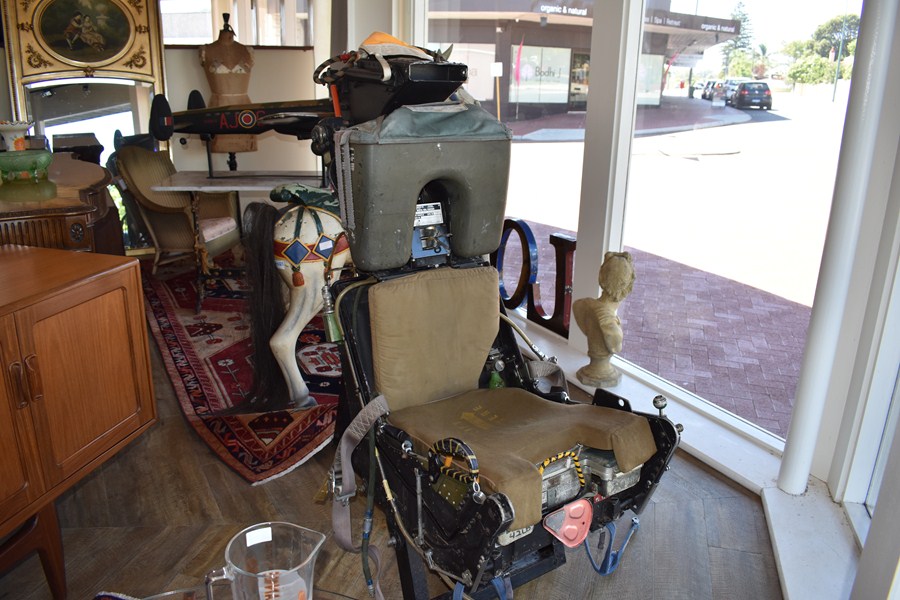 PILOTS EJECTOR SEAT FROM A F1 PHANTOM-SOLD